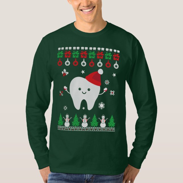 God Jul Tomte Doktor T Shirt (Framsida)