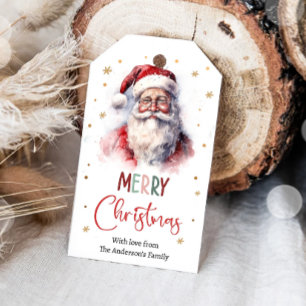 God Jul Tomte Familj Tack Gåva Presentetikett