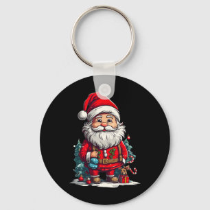 God jul Tomte För Pojkar Flickor1 Nyckelring