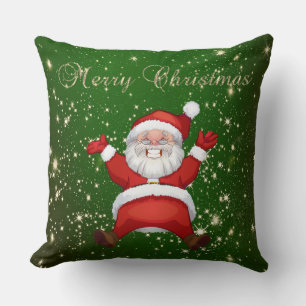 God Jul,Tomte,Gnistrande,Grön Kudde