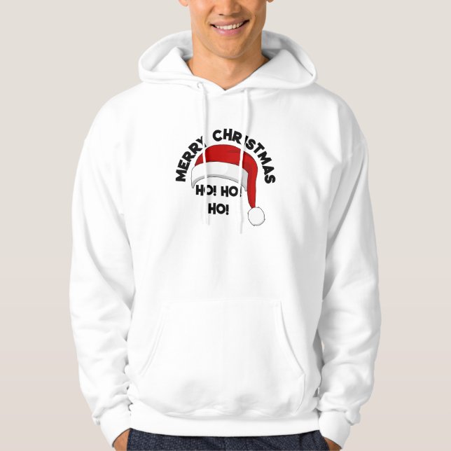 God Jul Tomte  Hoodie (Framsida)
