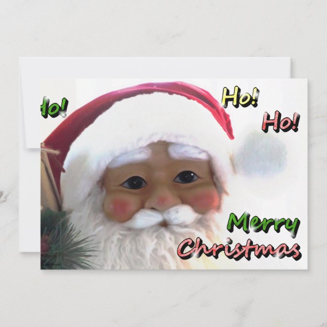 God Jul Tomte Inbjudningar (Framsida)