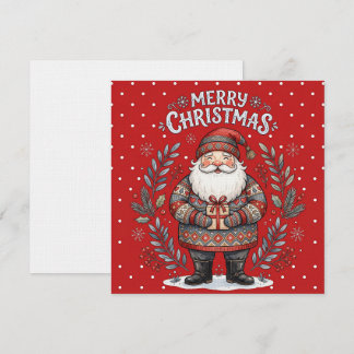 God jul Tomte Julkort