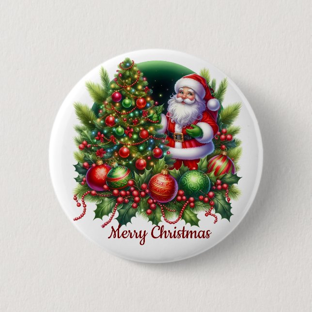 God Jul Tomte Knapp (Framsida)