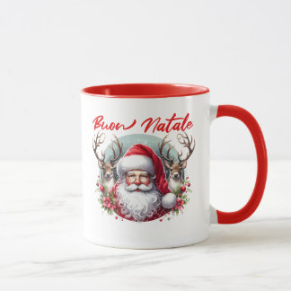God Jul Tomte med renar Mugg