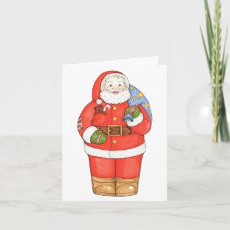 God Jul Tomte Med Säck Kort