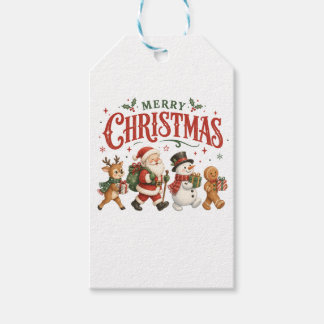 God Jul Tomte och Vänner Presentetikett
