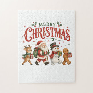 God Jul Tomte och Vänner Pussel