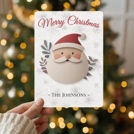 God Jul Tomte – Personlig Familj Inbjudningar