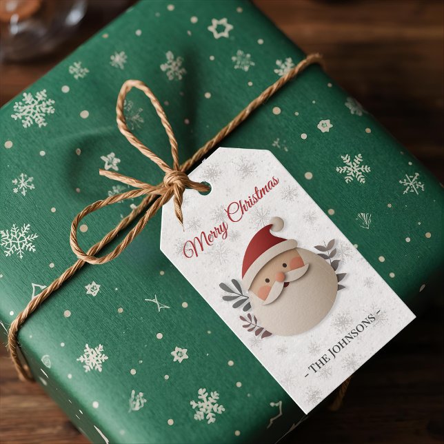 God Jul Tomte – Personlig Julpresent  Presentetikett (Skapare uppladdad)