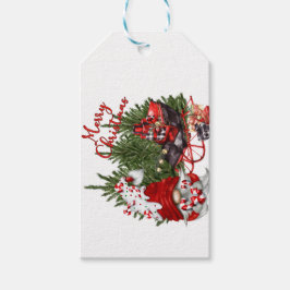 God Jul Tomte Presentetikett