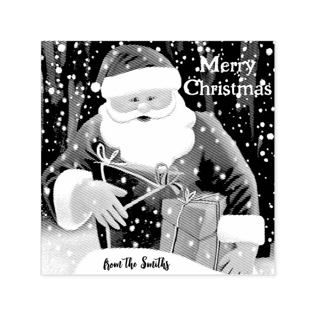God Jul - Tomte Självfärgande Stämpel (Design)