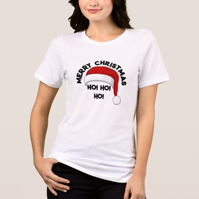 God Jul Tomte T-Shirt (Framsida)
