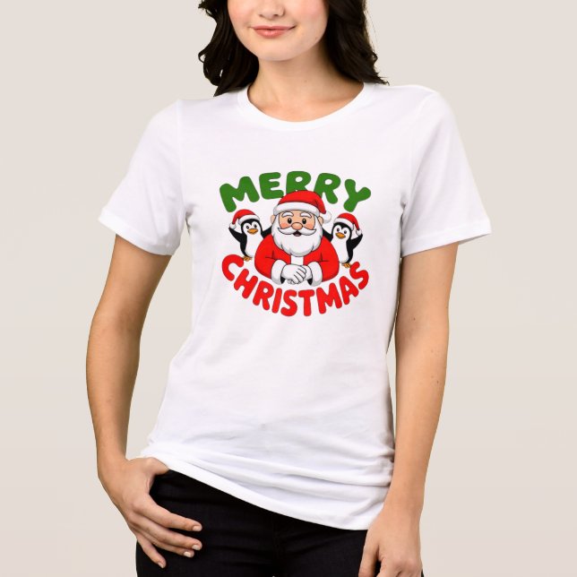 God Jul Tomte T Shirt (Framsida)