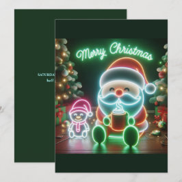 God Jul Tomte Teddy Inbjudningar