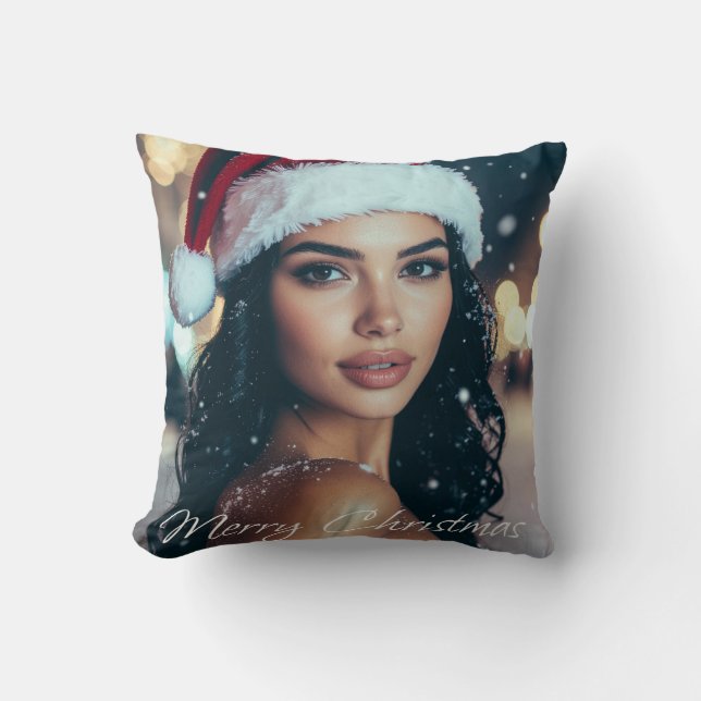 God Jul - Tomteflicka Kudde (Framsida)