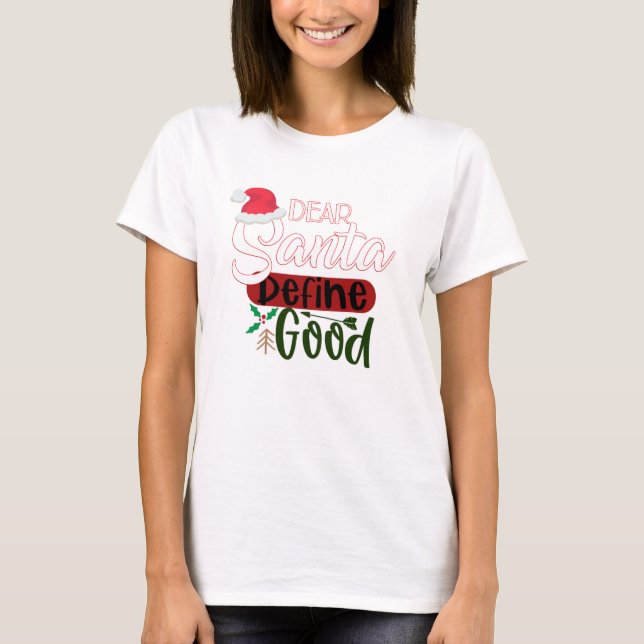 God jul, tomten Definiera Bra T Shirt (Framsida)