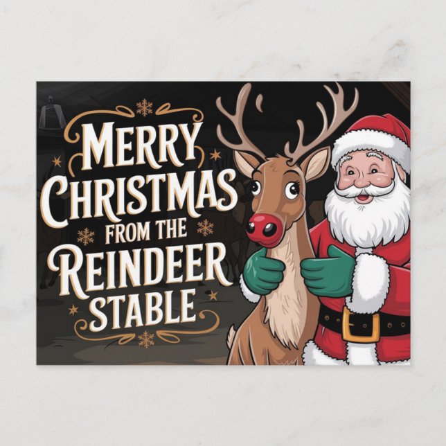 God jul tomten helg vykort (Framsida)