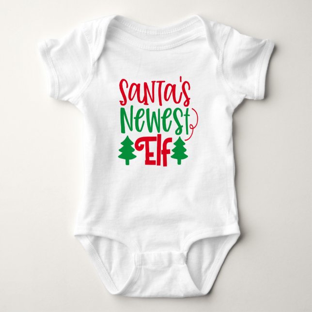 GOD JUL | Tomtens nyaste Elf T Shirt (Framsida)