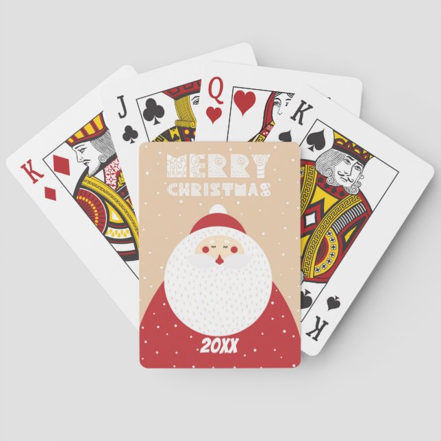 God jul/Tomtskort/Uppspelningskort Casinokort (Baksidan)