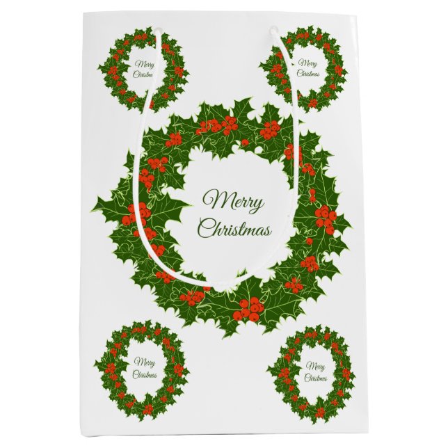 God jul, torra berrysskrans (Framsidan)