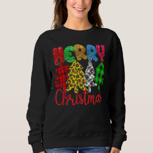 God jul Träd Buffalo Play Glitter Leopar T Shirt