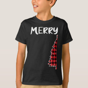 God jul Träd Buffalo Pput Julafton Par Morsa T Shirt