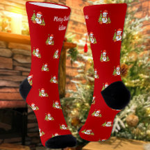 God jul Träd Cute Snögubbe Personlig
