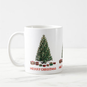 God jul. Träd (design 1) med presenter Kaffemugg