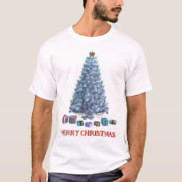 God jul. Träd (design 2) med gåvor T Shirt