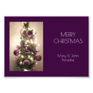 God jul Träd Eggplant Lila Fotografi