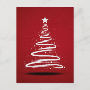 God jul Träd. Helg Vykort