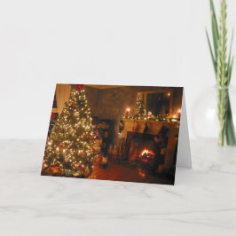 God jul Träd Helgkort