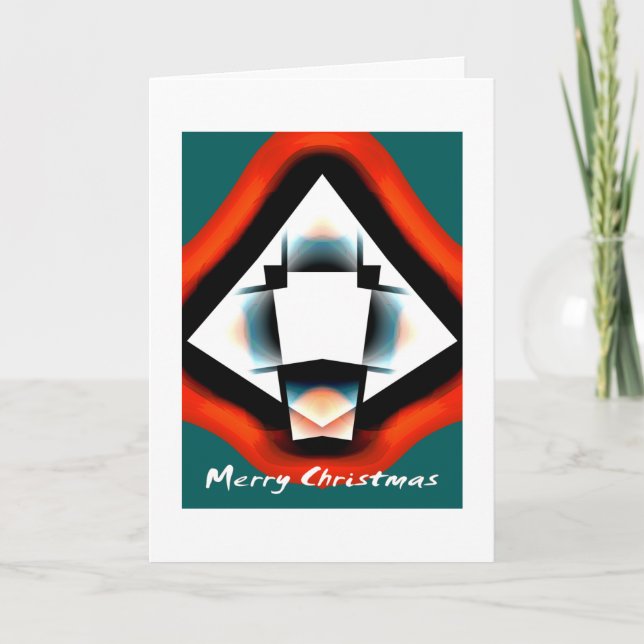 God jul Träd Helgkort (Framsida)