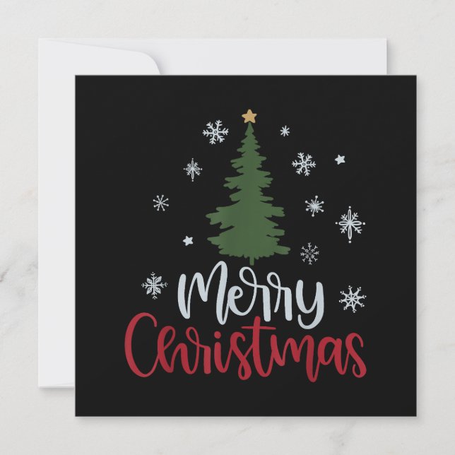 God jul Träd - julgudstjänst för kvinnor och Inbjudningar (Framsida)