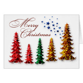 God jul Träd-kort Hälsningskort