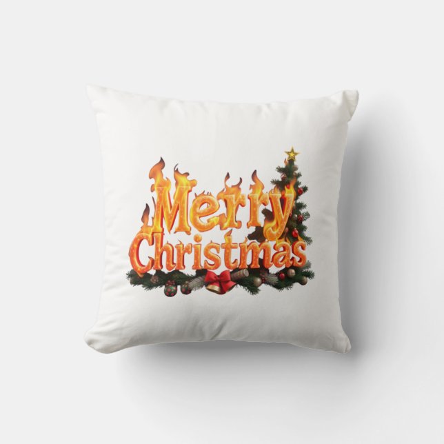 God jul Träd Kudde (Framsida)