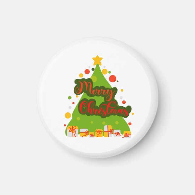 God jul Träd magnet (Framsidan)