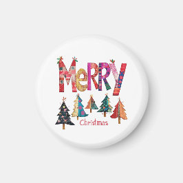 God jul träd magnet