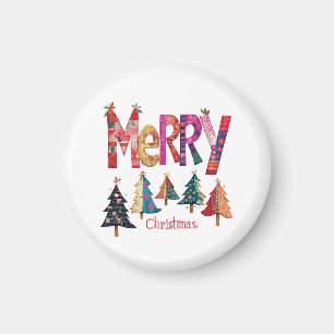 God jul träd magnet
