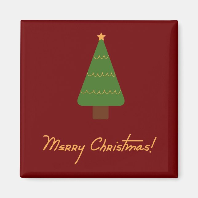 God jul Träd Magnet (Framsidan)