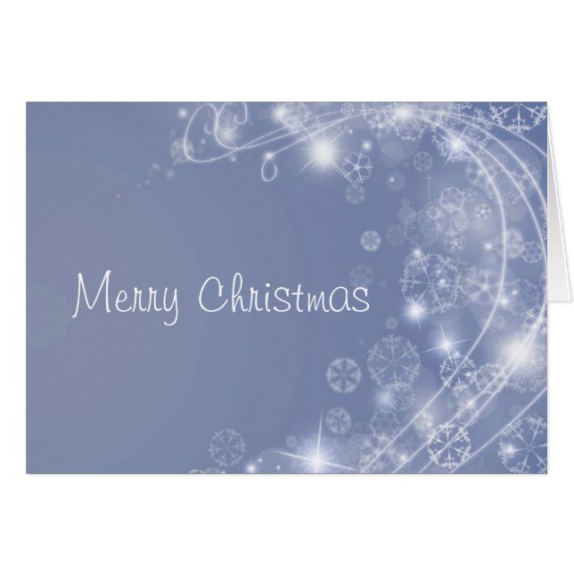 God jul Träd med Raiding Reindeer Hälsningskort (Framsidan Horizontal)