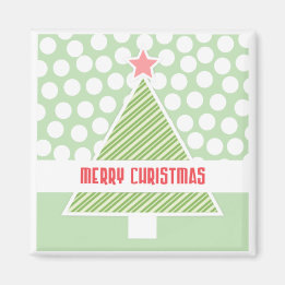 God jul Träd Modern Helgdag Gift Magnet