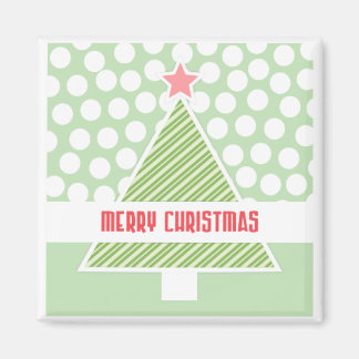 God jul Träd Modern Helgdag Gift Magnet
