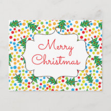 God jul Träd och Ljus Retro Helgdag