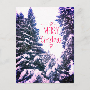 GOD JUL TRÄD POSTCARD VYKORT