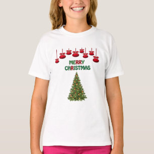 God jul Träd Presenter Festive Helgdag T Shirt