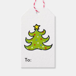 God jul träd presentetikett