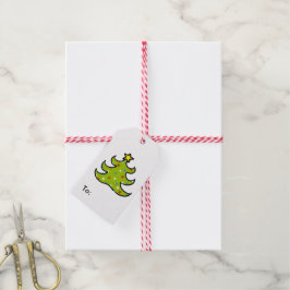 God jul träd presentetikett