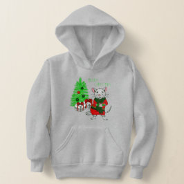 god jul träd råtta lustig t shirt